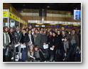 Le groupe au départ, à l'aéroport de Charleroi